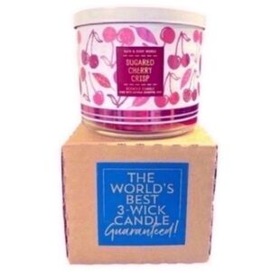 Sugared Cherry Crisp Candle